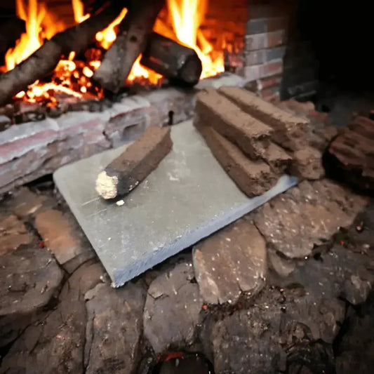 Irish Turf incense Sticks on fireplace